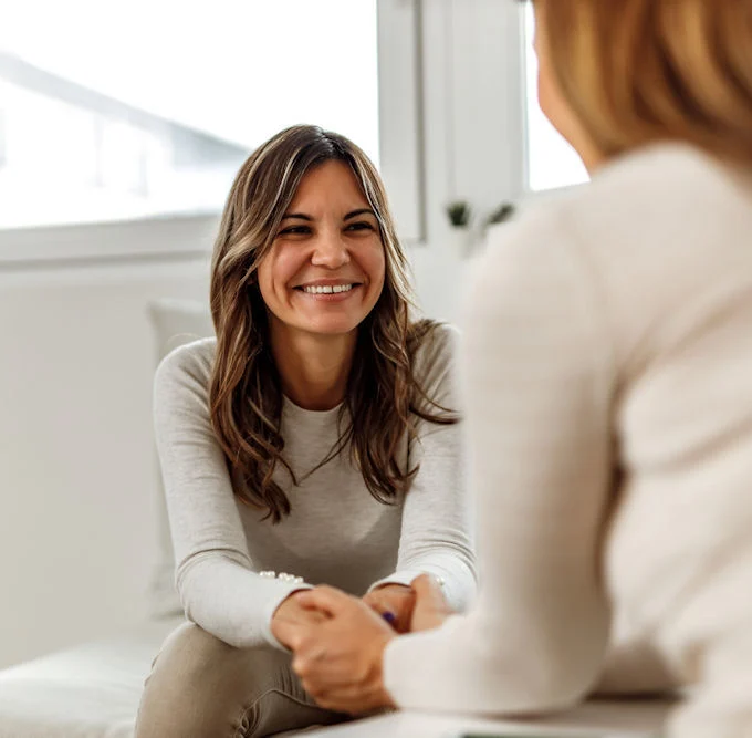 Patient smiling in cocaine addiction recovery in Birmingham, AL